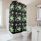 Rideaux De Douche Green leaf (En situation)