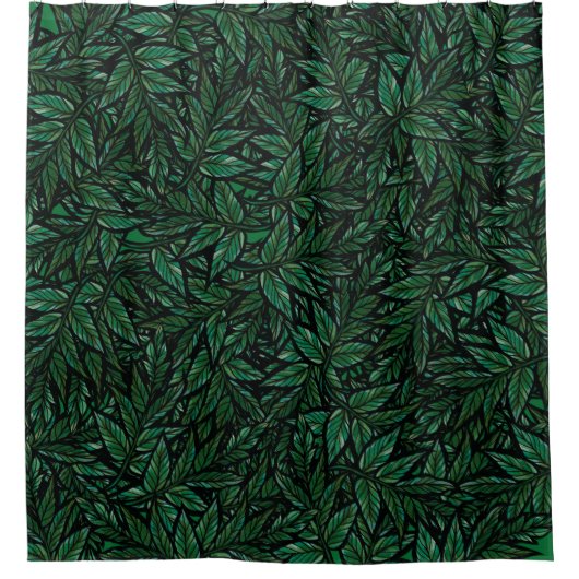 Rideaux De Douche Green leaf (Devant)
