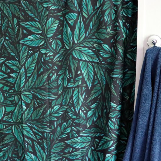 Rideaux De Douche Green leaf