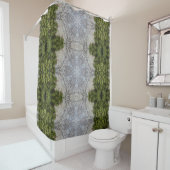 Rideaux De Douche Green Moss & Earth Nature Art (En situation)