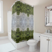 Rideaux De Douche Green Moss & Nature Earth Art (En situation)