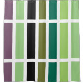 Rideaux De Douche Green purple Black Hues (Devant)
