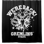 Rideaux De Douche Gremlins | Stripe Nous sommes de retour (Devant)