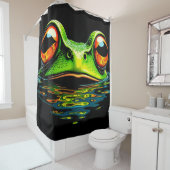 Rideaux De Douche Grenouille (En situation)
