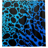 Rideaux De Douche Grenouille à tarte à poison bleu (Devant)