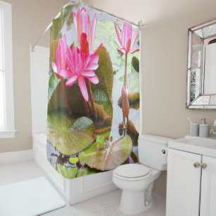 Rideaux De Douche Grenouille Et Lily Pad
