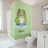 Rideaux De Douche Grenouille mûre (En situation)