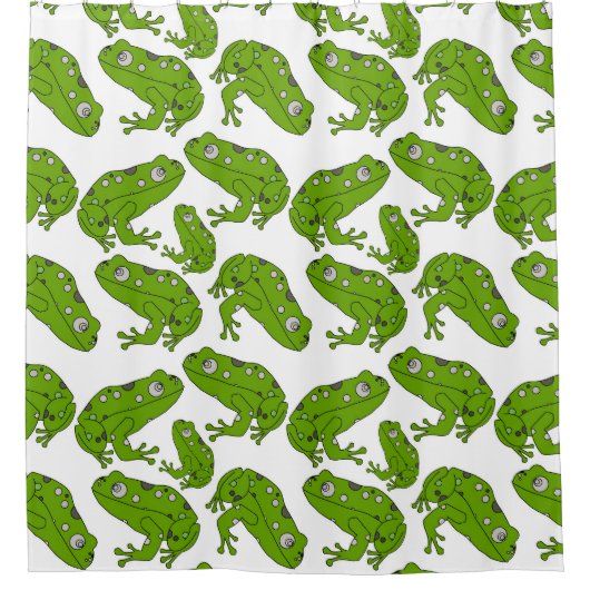 Rideaux De Douche Grenouille verte (Devant)