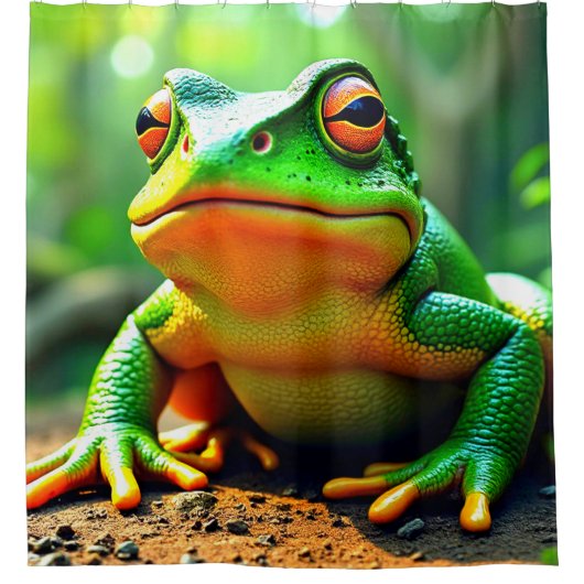 Rideaux De Douche Grenouille verte (Devant)