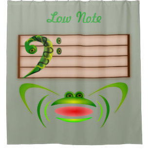 Rideaux De Douche Grenouille verte Note basse