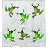 Rideaux De Douche Grenouilles Abstraites (Devant)