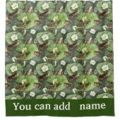 Rideaux De Douche Grenouilles nénuphars verts et blancs (Devant)