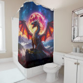 Rideaux De Douche Grille de dragon 001 (En situation)