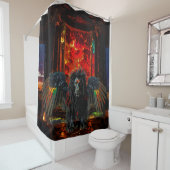 Rideaux De Douche Grin Protocol 80x60 rasta griffin 003 (En situation)
