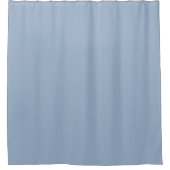 Rideaux De Douche Gris Bleu Ardoise Uni Pastel (Devant)