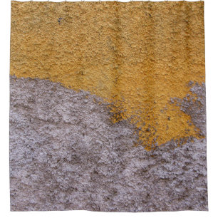 Rideaux De Douche Gris cru approximatif de Yelllow de mur de