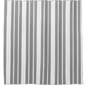 Rideaux De Douche Gris et blanc (Devant)