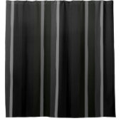 Rideaux De Douche Gris et noir Abstrait (Devant)