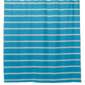 Rideaux De Douche Gris et turquoise (Devant)