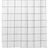 Rideaux De Douche Gris Grille (Devant)