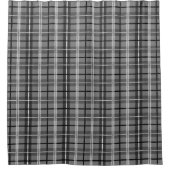 Rideaux De Douche Gris Gris Gris Primitif Plaid (Devant)
