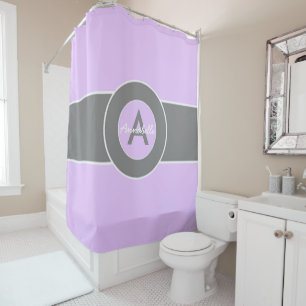 Rideaux De Douche Gris mauve-clair