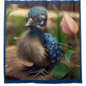 RIDEAUX DE DOUCHE GROS BÉBÉ PEACOCK (Devant)