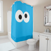 Rideaux De Douche Gros visage de Cookies Monster (En situation)