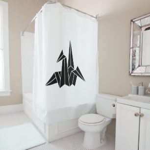 Rideaux De Douche Grue en papier