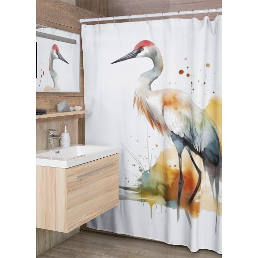 Rideaux De Douche Grue errante