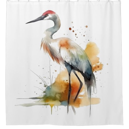 Rideaux De Douche Grue errante (Devant)