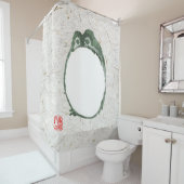 Rideaux De Douche Grumpy Grenouille japonaise crapaud 19ème siècle (En situation)