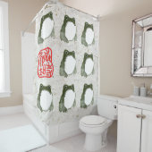 Rideaux De Douche Grumpy Grenouille japonaise crapaud 19ème siècle (En situation)