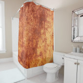Rideaux De Douche Grunge rouillé texture métallique, rouille et fini (En situation)