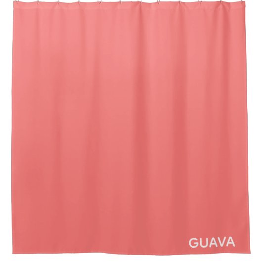 Rideaux De Douche Guava pink color name (Devant)