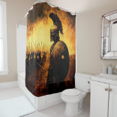 Rideaux De Douche Guerrier (En situation)