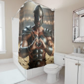 Rideaux De Douche Guerrier (En situation)