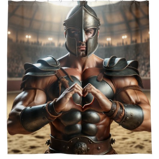 Rideaux De Douche Guerrier (Devant)