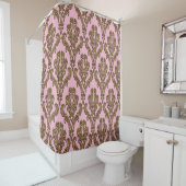 Rideaux De Douche Guildhall Jaspian Ultra Chic Damask (En situation)