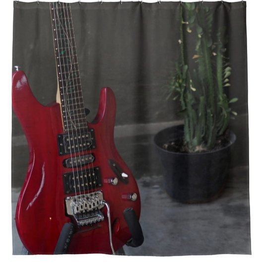 Rideaux De Douche Guitare acoustique cool (Devant)