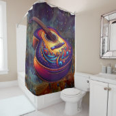 Rideaux De Douche Guitare super (En situation)