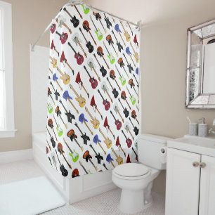 Rideaux De Douche Guitares