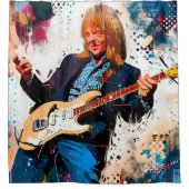 Rideaux De Douche guitariste cool (Devant)