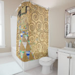 Rideaux De Douche Gustav Klimt - Attente, Stoclet Frieze<br><div class="desc">L'Arbre de Vie,  Frise Stoclet,  Attente - Gustav Klimt,  Carton,  1909</div>