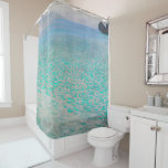 Rideaux De Douche Gustav Klimt - Attersee<br><div class="desc">Attersee - Gustav Klimt,  Huile sur toile,  1910</div>