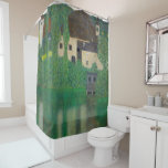 Rideaux De Douche Gustav Klimt - Château aquatique<br><div class="desc">Château aquatique - Gustav Klimt,  Huile sur toile,  1908</div>