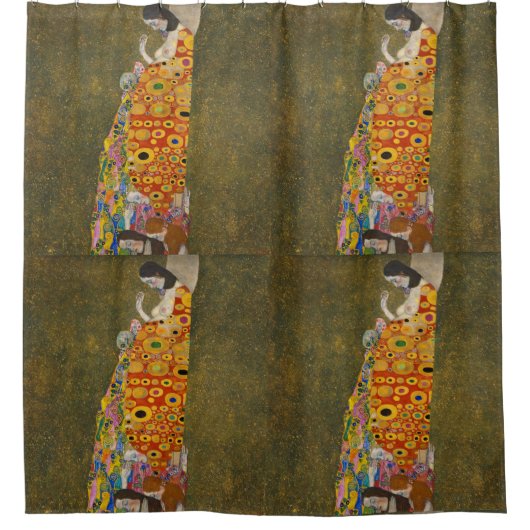 Rideaux De Douche Gustav Klimt - Espoir (Devant)