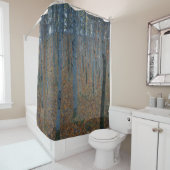 Rideaux De Douche Gustav Klimt, hêtraie 1 (En situation)