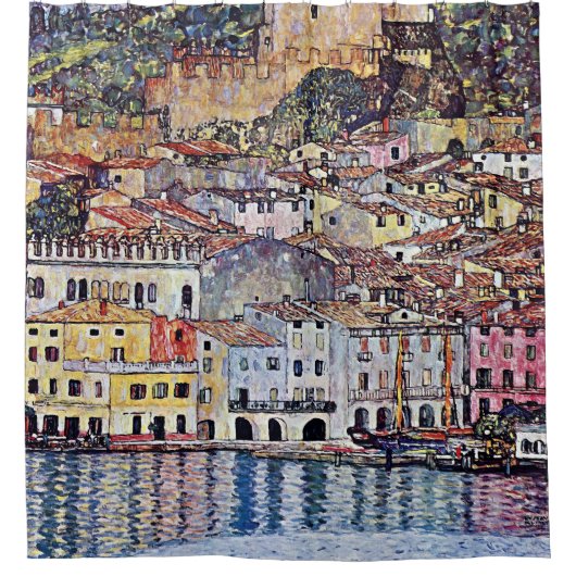 Rideaux De Douche Gustav Klimt - Malcesine au lac de Garde Italie (Devant)