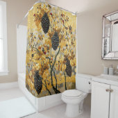 Rideaux De Douche gustav klimt Rustic Pinecone Holiday Winter Bathro (En situation)